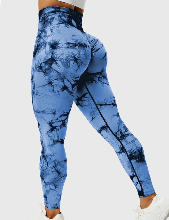 Fashionable women's tie-dye leggings, comfortable for everyday.
