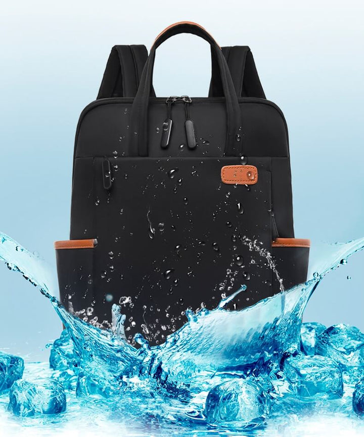 Lightweight, water-resistant, and anti-theft women's travel backpack with secure compartments.
