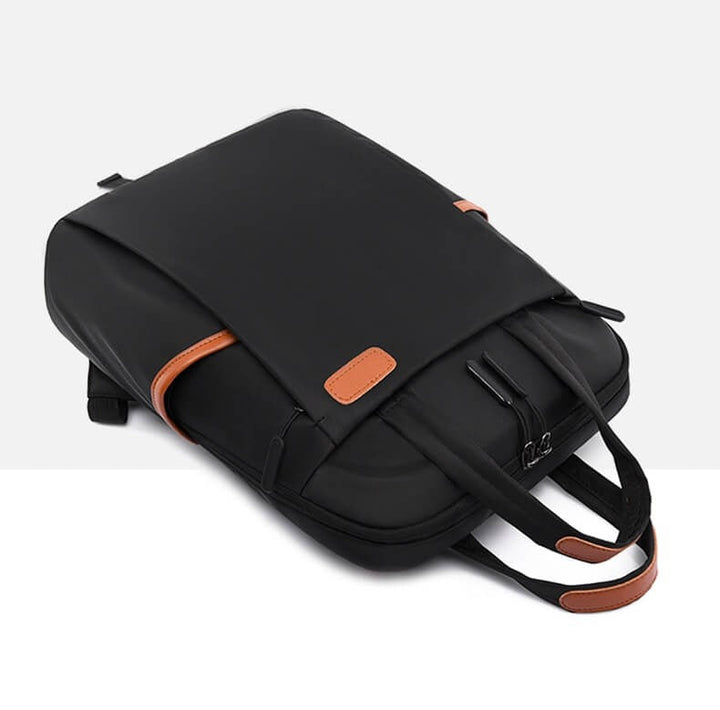 Sleek Oxford women's anti-theft backpack, water-resistant, ideal for travel, school, or daily use.