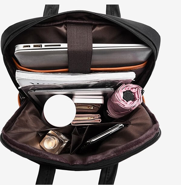 Versatile women's anti-theft backpack for travel, school, work; water-resistant & secure.