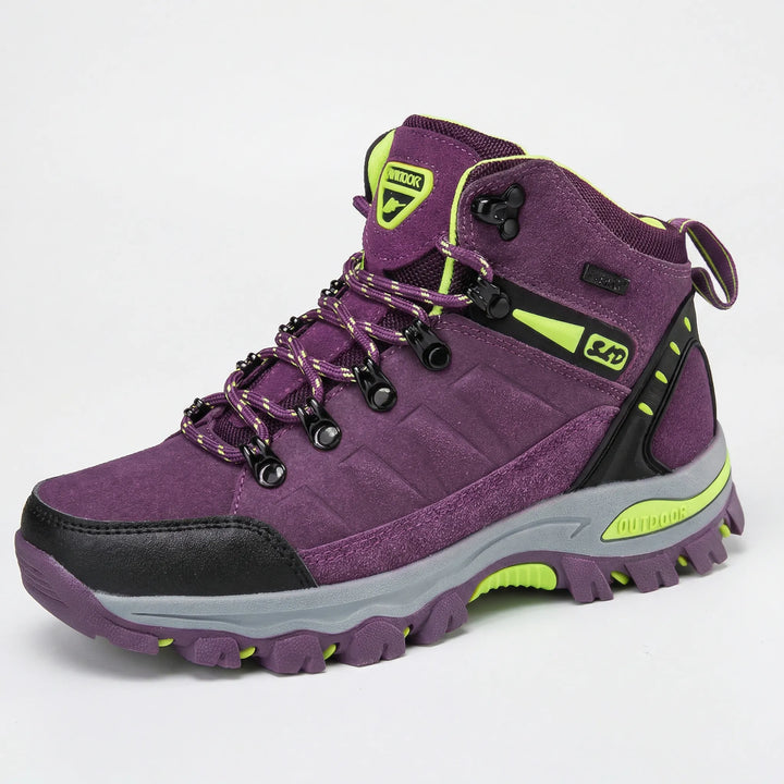 Sharon women's water-resistant hiking boots, designed for ultimate trail comfort and all-terrain durability.