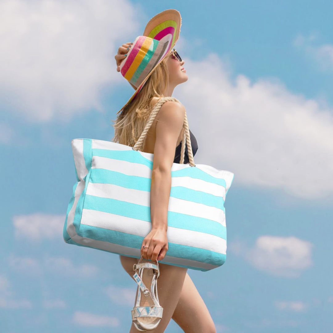 Functional women's waterproof shoulder bag with a secure zipper closure.