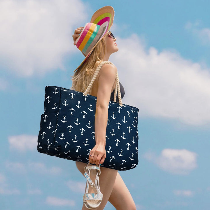 Women's waterproof shoulder tote for gym sessions and errands.