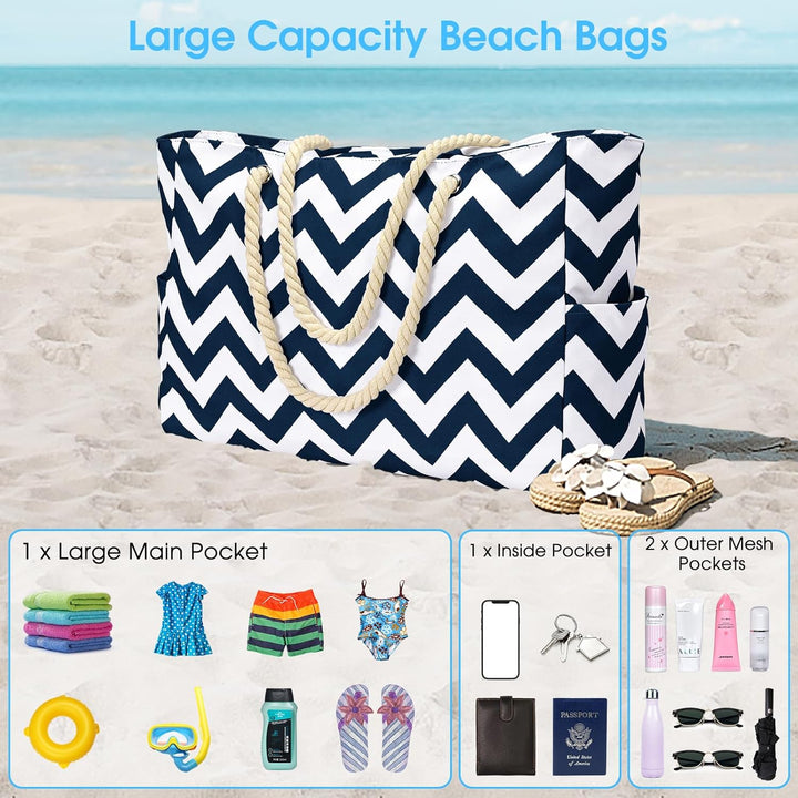 Everyday large waterproof tote for women, great for shopping trips.