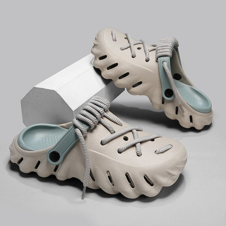 Women's laced clogs, Wayfarer style offering everyday comfort and fashion.