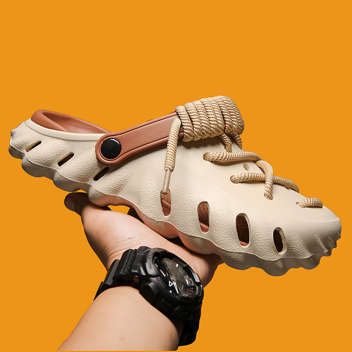 Wayfarer laced clogs for women, versatile & breathable, great for everyday style.