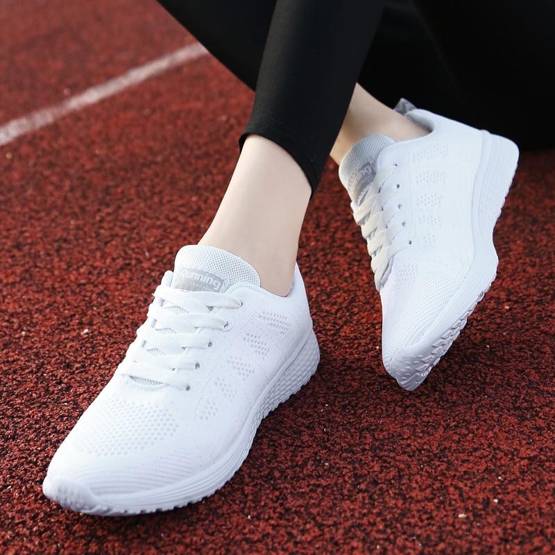 Lace-up orthopedic women's walking shoes, comfort-focused for foot pain relief & arch support.