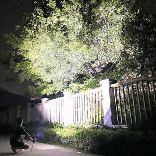 XHP90 USB rechargeable LED tactical flashlight, high lumen, power bank, water resistant