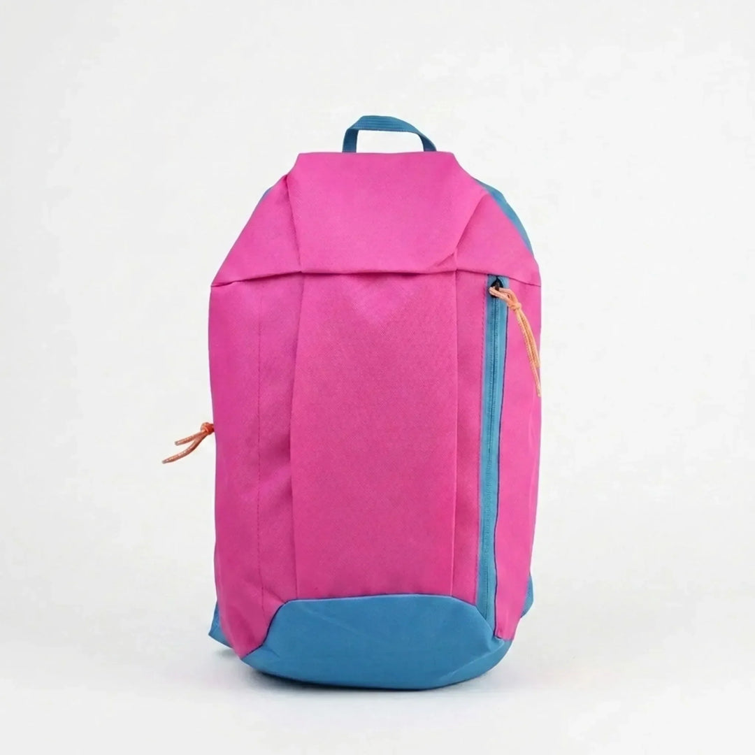 Lightweight yellow hiking backpack, perfect for gym, travel, or outdoor adventures. Unisex design.