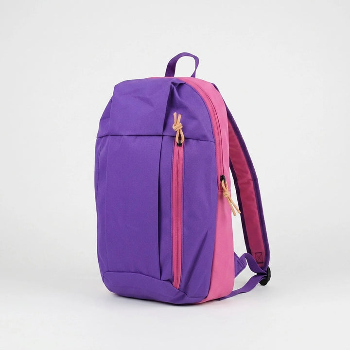 Stylish yellow unisex lightweight backpack, great for casual outings, travel, and urban exploration.