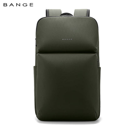 "Zaino uomo sottile impermeabile, colori eleganti, scomparto laptop 15,6 pollici, stile urbano, comfort garantito."