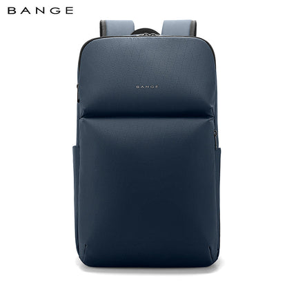 "Zaino uomo sottile impermeabile, colori eleganti, scomparto laptop 15,6 pollici, stile urbano, comfort garantito."